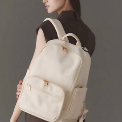 【emiriawiz】ElegantBackpack ivory×gold S 新品の画像