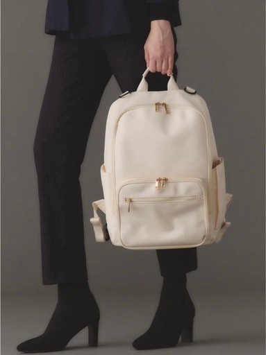 【emiriawiz】ElegantBackpack ivory×gold S 新品
