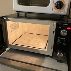 ミラーガラスフラット電子レンジの画像