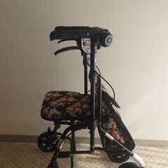 島製作所 スカイウォーカーS シルバーカー 花柄 押し車の画像