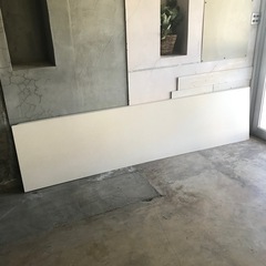 破格！【未使用】長さ240cmのクロス調プリント合板7枚まとめての画像