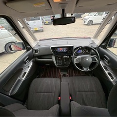 【支払総額26.8万円】デイズルークスHWSターボ赤黒2トーン車検令和10年3月機関良好　自動ブレーキ フルセグTV Bluetooth の画像