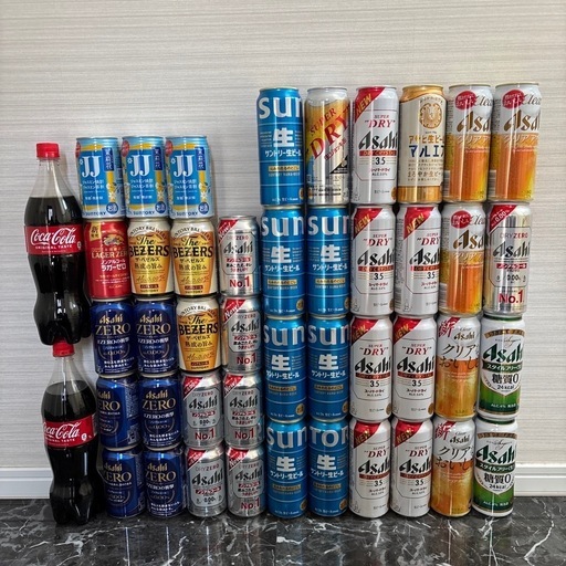 ビール、発泡酒、ノンアル、コーラなど　まとめ売り