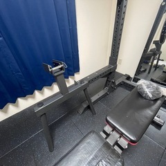 MBCパワー ハーフラック ベンチ ダンベル ゴムマットの画像