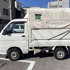 ハイゼット　トラック　幌　10万キロ台　ATエアコン　バックカメラ　定期メンテの画像