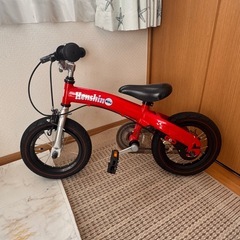 子供自転車　変身バイク美品の画像