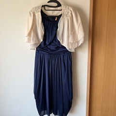 パーティードレス　結婚式の画像