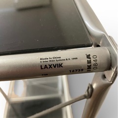 美品 IKEA LAXVIK 廃盤 ガラス棚 シェルフの画像