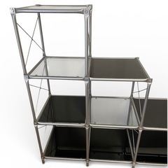 美品 IKEA LAXVIK 廃盤 ガラス棚 シェルフの画像