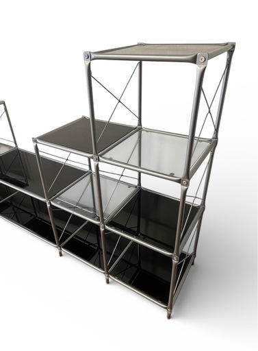 美品 IKEA LAXVIK 廃盤 ガラス棚 シェルフ