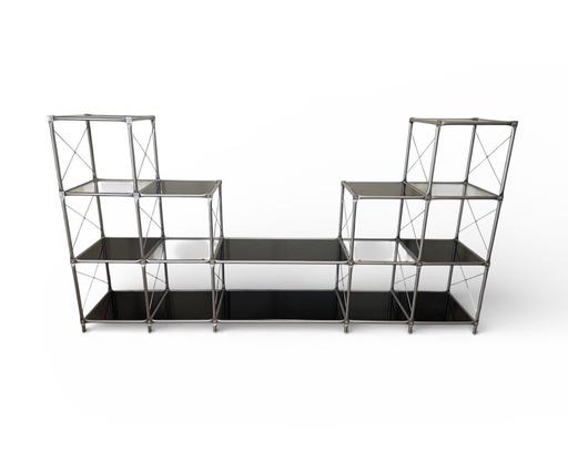 美品 IKEA LAXVIK 廃盤 ガラス棚 シェルフ