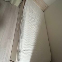 【3/20締切】シングルベッド（コンセント、棚、引き出し付き）の画像