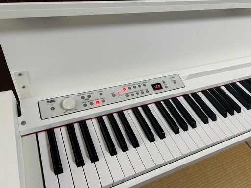 KORG 電子ピアノ LP-380 (ホワイト) 88鍵盤