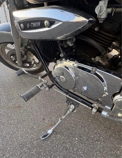 GV125 ヒョースン　アメリカン　空冷４スト V型ツインエンジン　実働車　美車　自賠責R10/11まで 125ccと思わせない大きさ