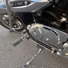 GV125 ヒョースン　アメリカン　空冷４スト V型ツインエンジン　実働車　美車　自賠責R10/11まで　　の画像