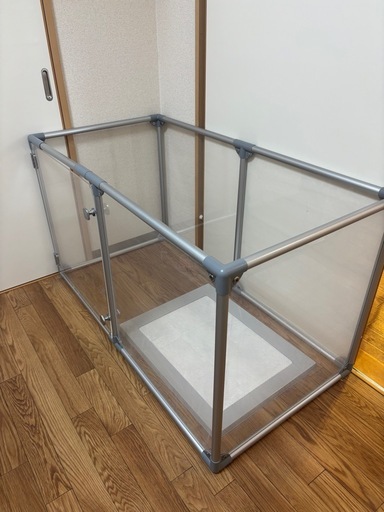 透明ペットケージ / アクリルペットゲージ（小型犬〜中型犬用）