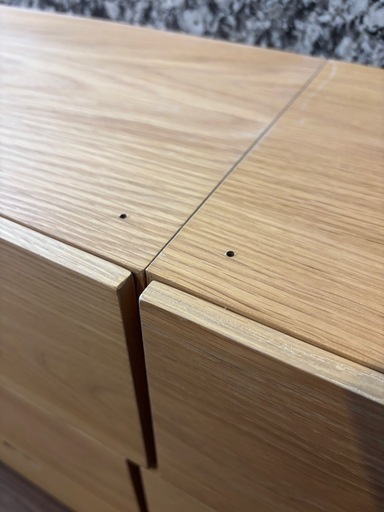 無印良品 スタッキングチェスト（オーク材突板） 6箱