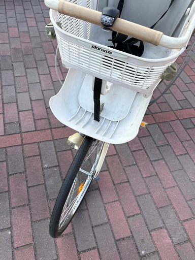 前後チャイルドシート装備3人載りママチャリ(24〜26㌅)お届け出来ます。引取可 …後シートアレンジ可能。