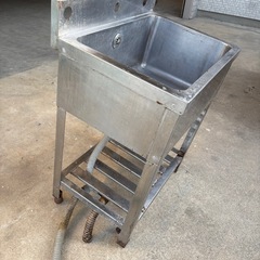 業務用　ステンレス　1槽シンク　居酒屋　飲食店 熊本　福岡　佐賀　450×600の画像