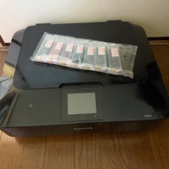 0円無料 キャノンプリンターと台セット通電確認済みの画像