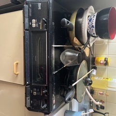 ガスコンロ＋鍋＋キッチン用品 まとめ売り 引き取り限定の画像