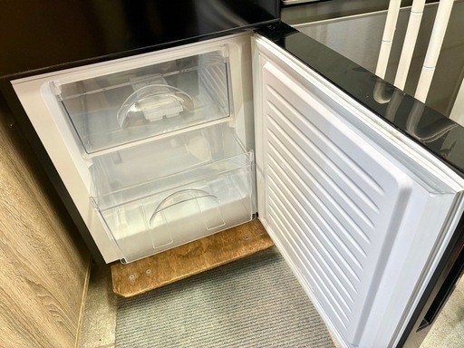 仙台市内トラック荷台渡し無料！ 2024 ニトリ 冷蔵庫 ブラック 直冷 中古 買取 引取