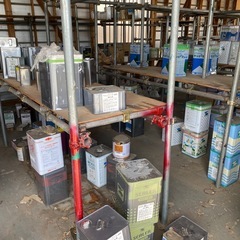 未使用、開封済み、ペンキ　、塗料差し上げます。の画像