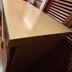 タンス　洋服箪笥　チェスト　収納　木　木製　６段　中古の画像