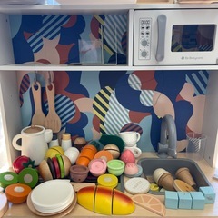 木製おままごとキッチンセット Bc Babycareの画像