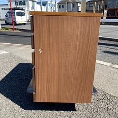 📣中古家具は朝霞市の当店へ‼️　タンス　4段　衣類収納　茶　ブラウン　幅90　奥43　高61　㎝　朝霞市　リサイクルショップ　ケイラック朝霞田島店　志木市　和光市　GM598の画像