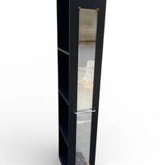 美品 ぼん家具 ミラー付き 両面 収納 ラック すき間収納 日本製の画像