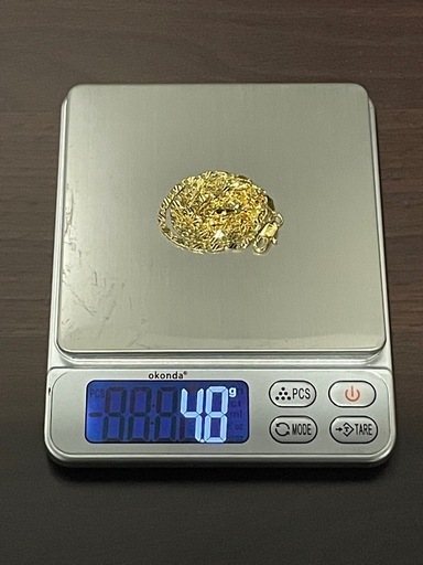 G18 金 刻印 ネックレス チェーン アクセサリー 遺品整理 実家整理 ゴールド 貴金属 美品