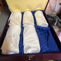 ボヘミアンガラスのワイングラス6脚セットの画像