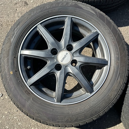 175/65R14 ホイールセット　サクシードにて使用