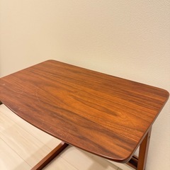 【無料】サイドテーブル 木製 ブラウンの画像