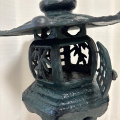 灯篭　和風庭園　鋳物？の画像