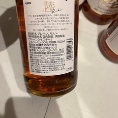 KIRIN 陸　ウイスキー　500ml5本の画像