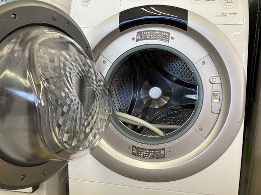 【6ヶ月保証】SHARP シャープ　7kg ドラム式洗濯乾燥機　ES-S7H-CL 2023年製