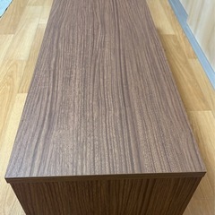 ニトリ　テレビ台　ローボード　キャラット　キャスター付き　家具　ライトブラウン　の画像