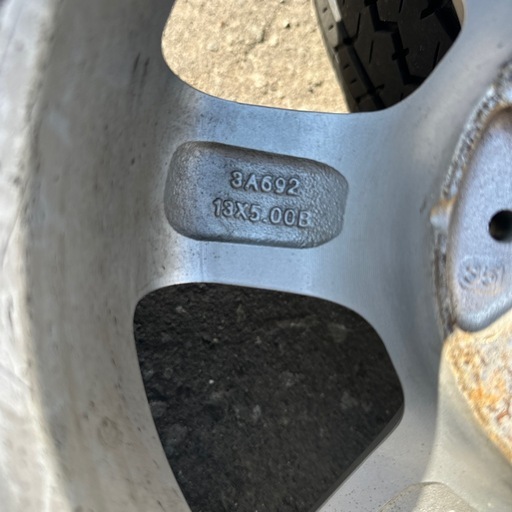 165R13 LT  6PR ホイールセット