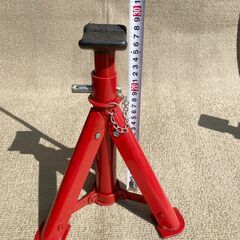 油圧式2tフロアジャッキとジャッキスタンド（ウマ）のセットの画像