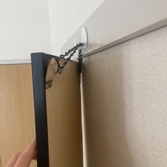 黒の姿見（鏡、ミラー）の画像