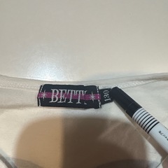 くまさんプリント　丈長め　ロンT 130cmの画像