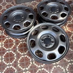 ハスラー純正スチールホイール3本の画像