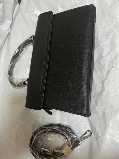 cafane クロスボディバッグ 新品 即日発送 ハンドル付き シルバー金具