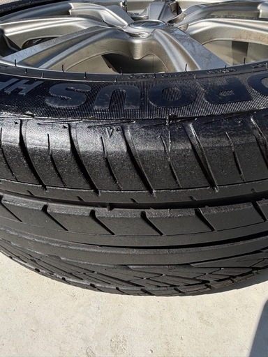 ２２５/５５R18 　 アルミホイール    セット