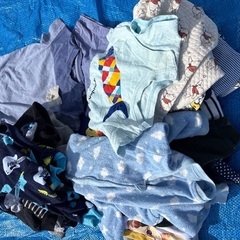 ロンパース８０〜９0 夏〜冬　25着　　　③の画像