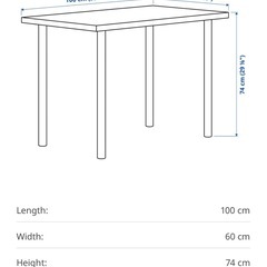 IKEA LINNMON リンモン デスク の画像