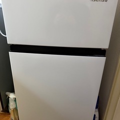 引き取りのみ 美品 Hisense 87L 2ドア冷蔵庫の画像