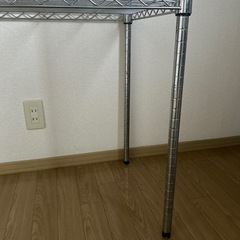 【引越しの為お譲りします！】メタルラック スチールラック　4段　キャスター無し の画像